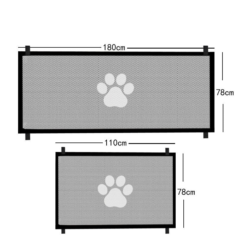 Portão de segurança tela resistente para escadas ou portas muito eficiente - Leleo Pets