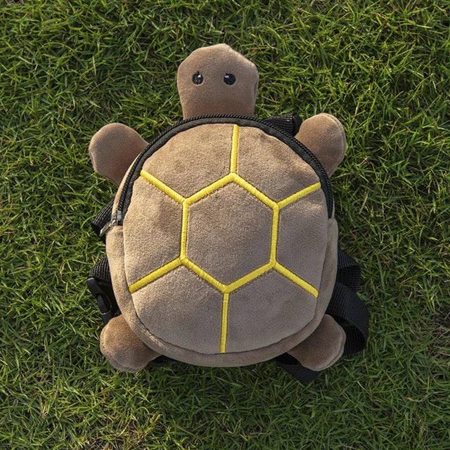Mochilinha Tartaruga fofa para suplemento e alimentação Leleo Pets