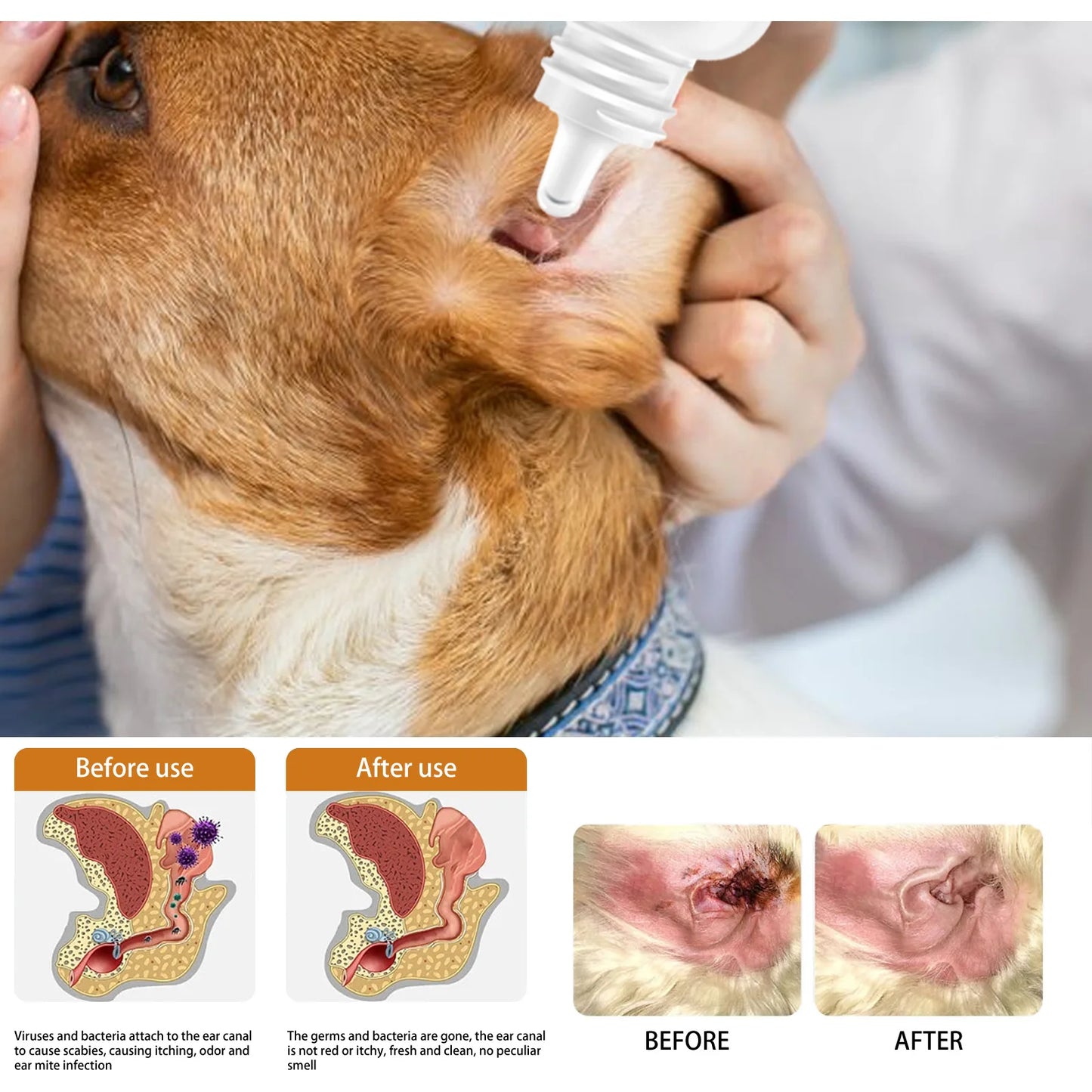 Limpador de Orelha 30ml Leleo Pets