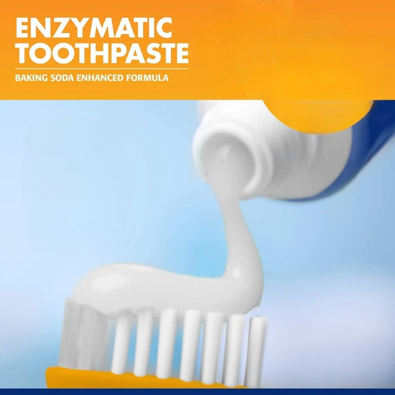 Conjunto de escova de dentes universal com pasta de dente Kit de ferramentas de limpeza para reduzir o acúmulo de placa bacteriana e tártaro Leleo Pets