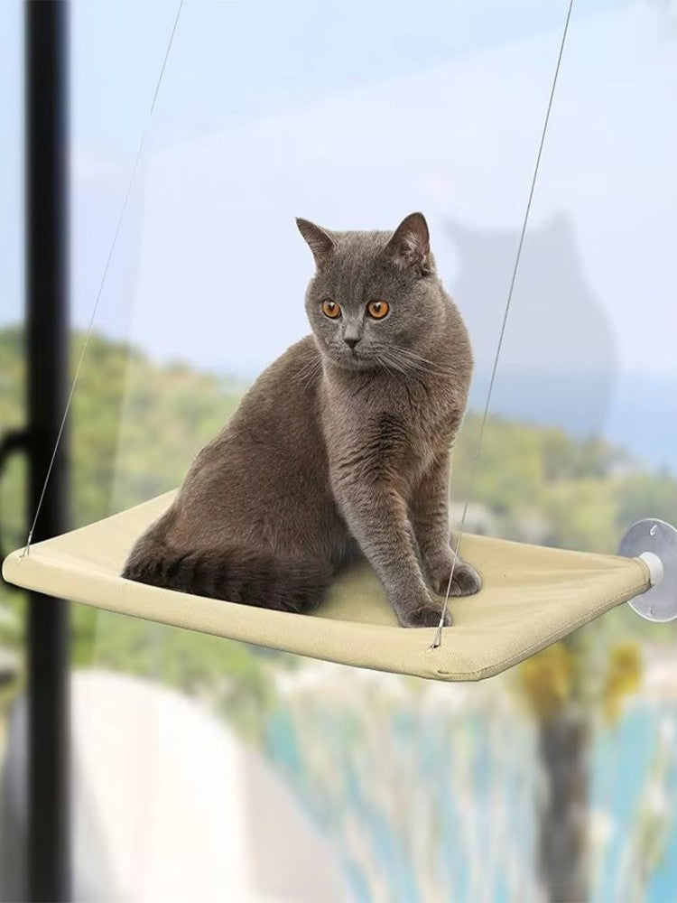 Rede macia preta montada com segurança muito prática - Leleo Pets