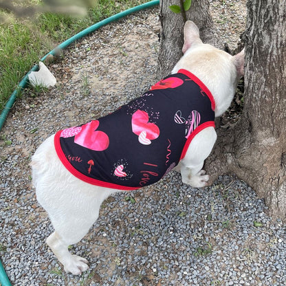Coletinho regata com diversas estampas de amor e carinho a escolha - Leleo Pets