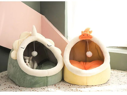 Cama de gato para dormir Bom Soninho - Dobrável - Lavável - Leleo Pets