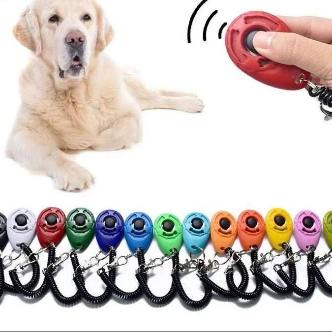 Clicker adestramento de plástico pulseira ajustável com som - Leleo Pets