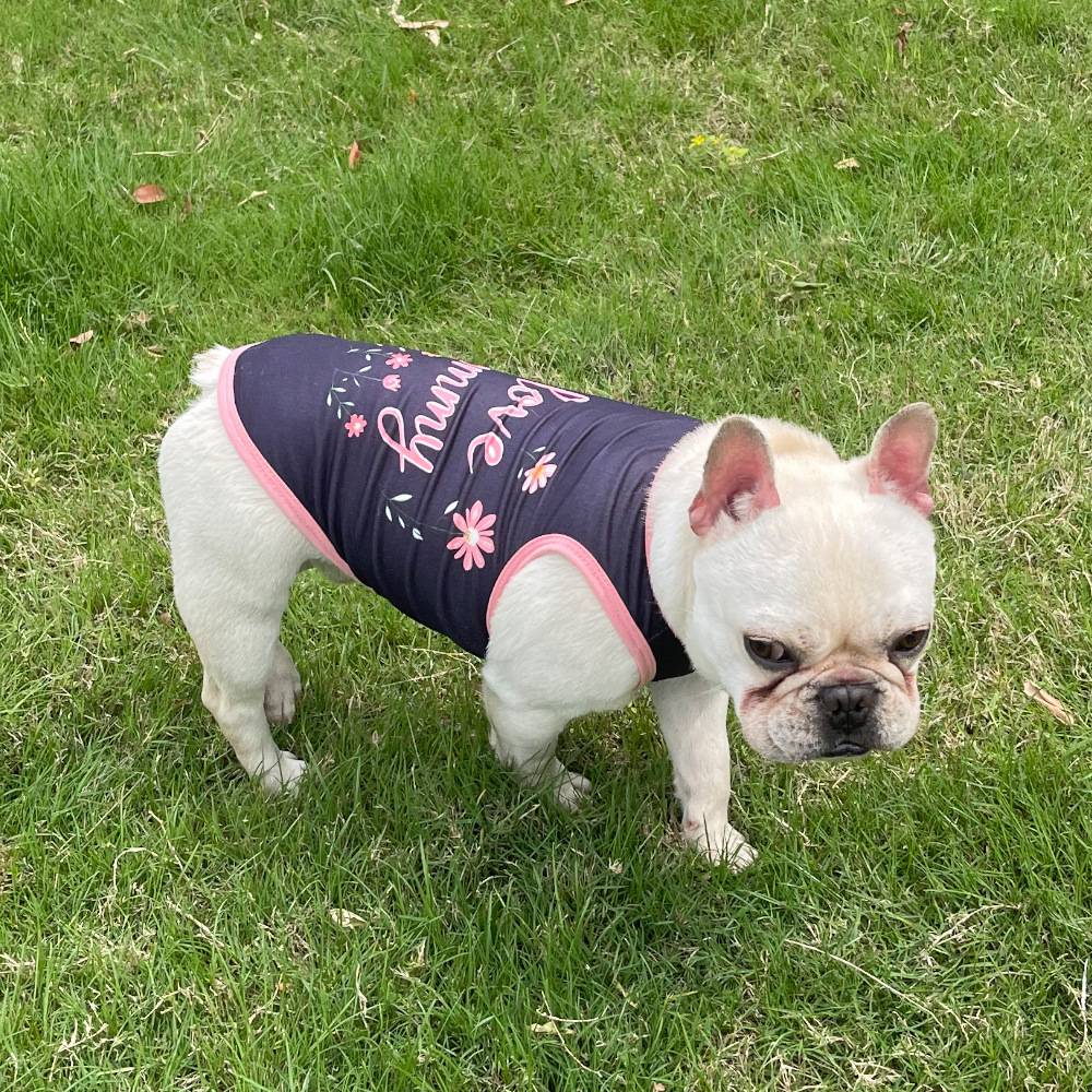 Coletinho regata com diversas estampas de amor e carinho a escolha - Leleo Pets