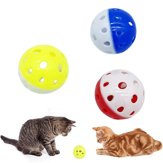 Brinquedo Bola Plástico Interativa para Gatos Leleo Pets
