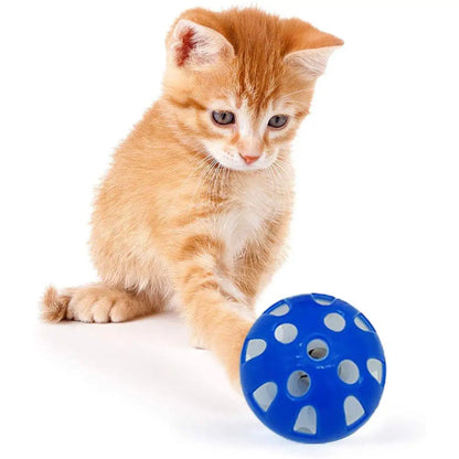 Brinquedo Bola Plástico Interativa para Gatos Leleo Pets
