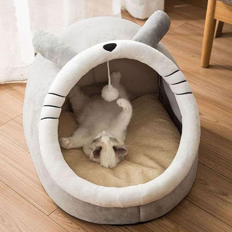 Cama de gato para dormir Bom Soninho - Dobrável - Lavável - Leleo Pets