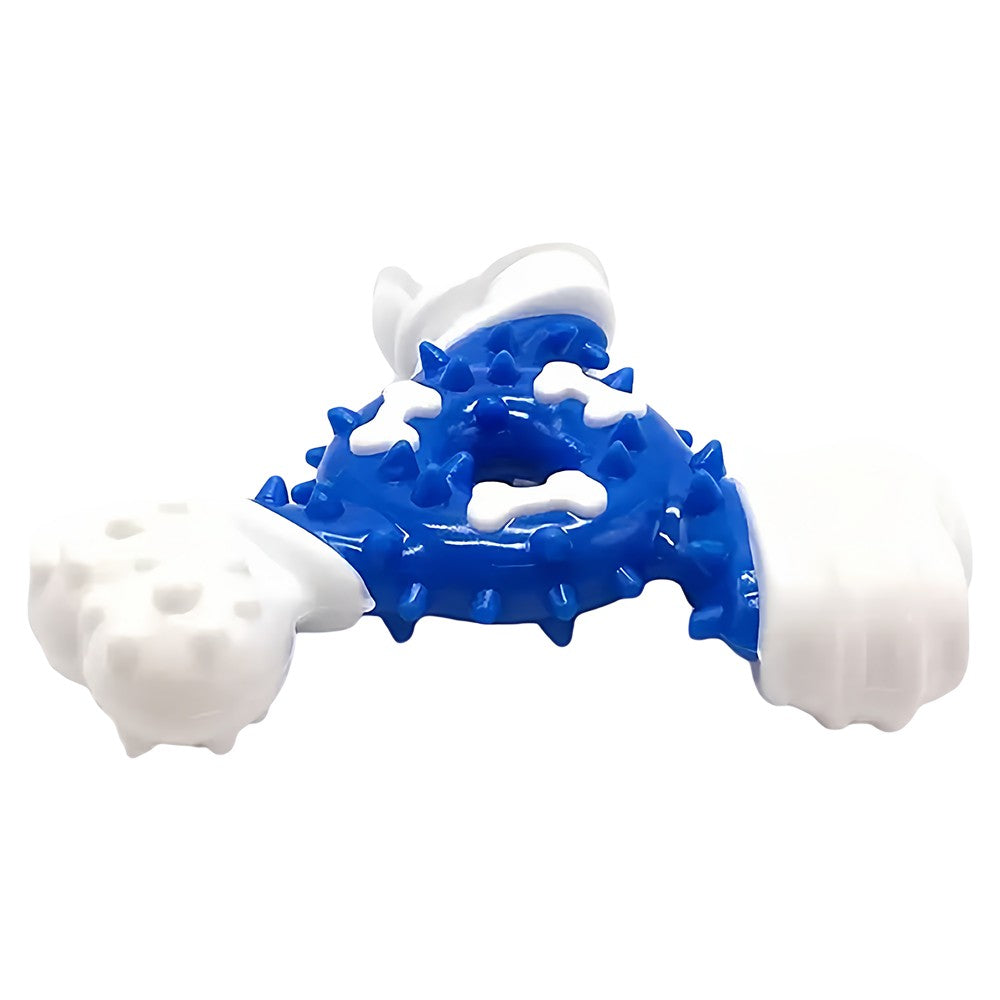 Brinquedo mordedor de osso de nylon revestido de TPR - Leleo Pets