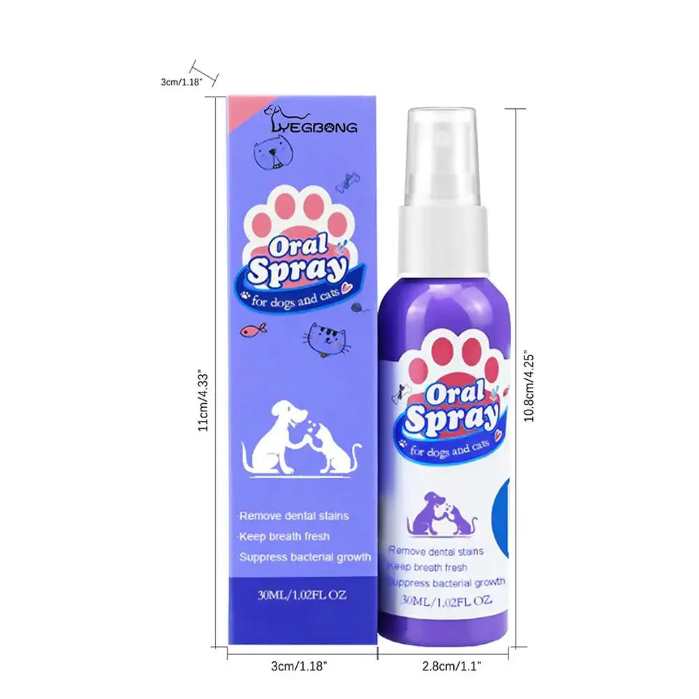 Spray bocal tira bafinho 30 ml Leleo Pets