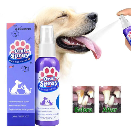 Spray bocal tira bafinho 30 ml Leleo Pets
