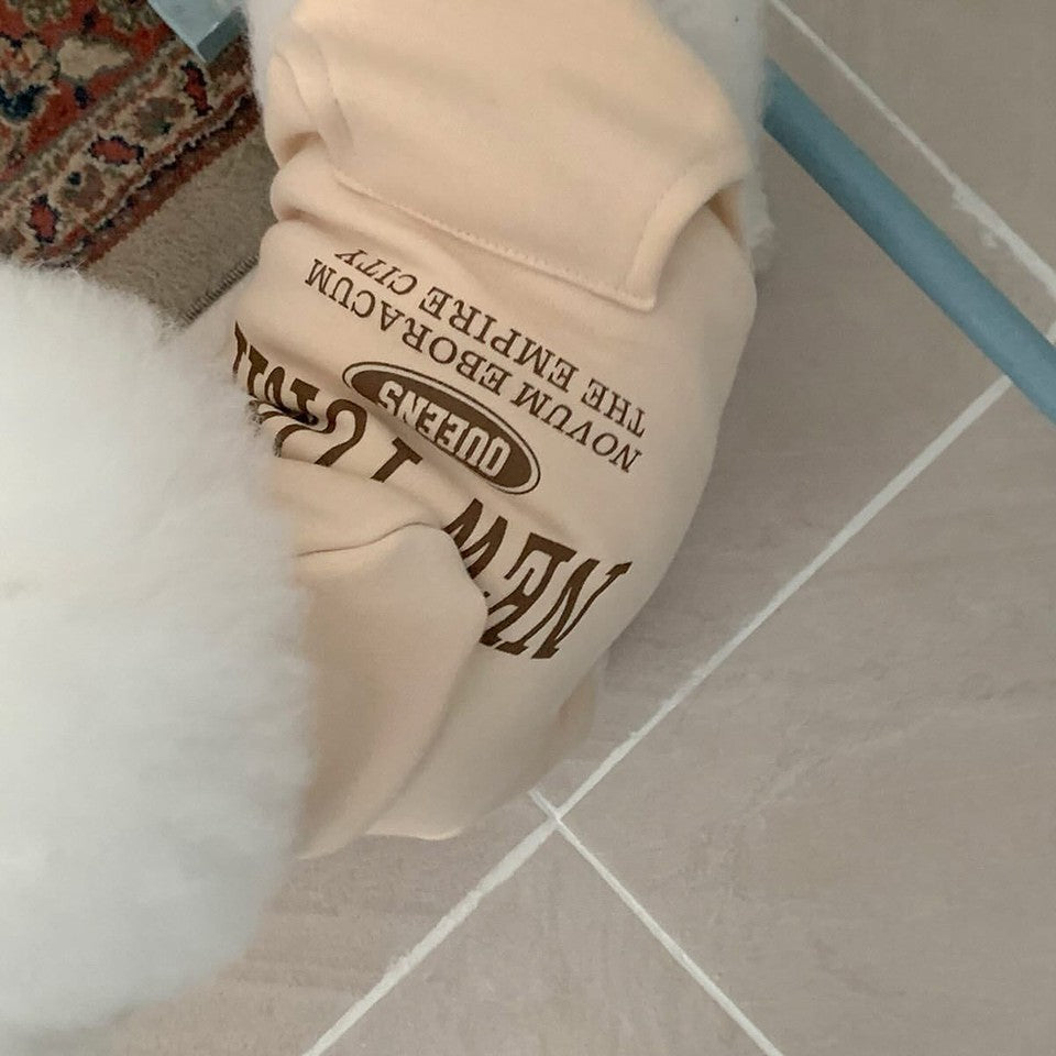 Moletom New York muito estiloso quentinho e confortável - Leleo Pets