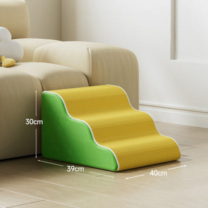 Escada rampa 3 a 4 andares prática e eficiente - Leleo Pets