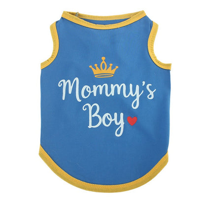 Coletinho regata com diversas estampas de amor e carinho a escolha - Leleo Pets