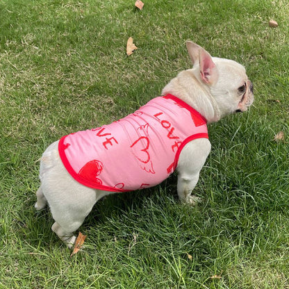 Coletinho regata com diversas estampas de amor e carinho a escolha - Leleo Pets