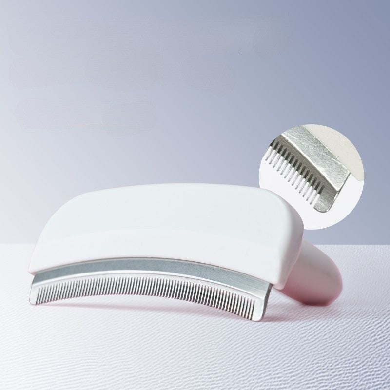 Depilação mais fino pequeno pente de dupla finalidade - Leleo Pets