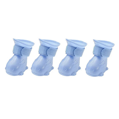 Botinha anti derrapante de silicone impermeável Leleo Pets