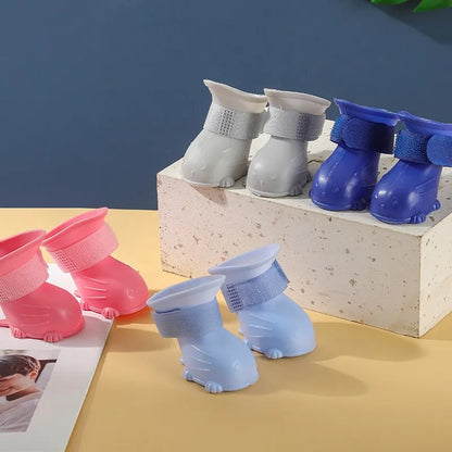 Botinha anti derrapante de silicone impermeável Leleo Pets