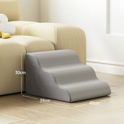 Escada rampa 3 a 4 andares prática e eficiente - Leleo Pets