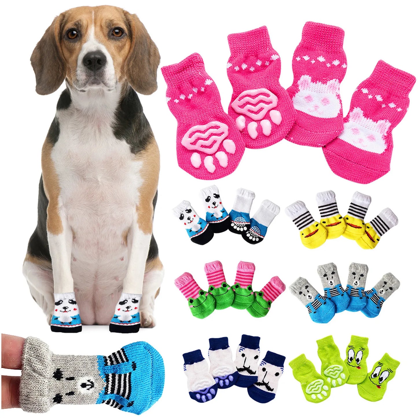 Meinha fofa pacote com quatro anti-odor Leleo Pets