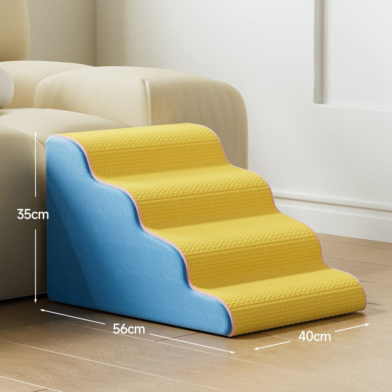 Escada rampa 3 a 4 andares prática e eficiente - Leleo Pets