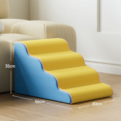 Escada rampa 3 a 4 andares prática e eficiente - Leleo Pets