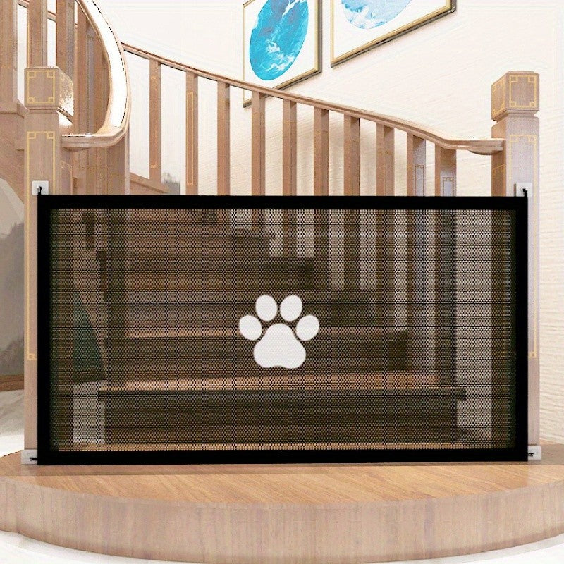 Portão de segurança tela resistente para escadas ou portas muito eficiente - Leleo Pets
