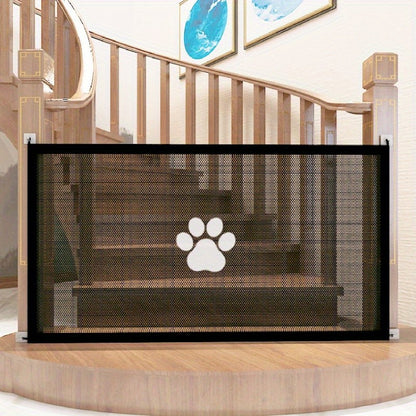 Portão de segurança tela resistente para escadas ou portas muito eficiente - Leleo Pets