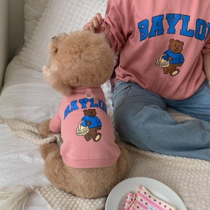 Kit 2 moletons Baylor (para você e seu pet) estiloso e de luxo - Leleo Pets