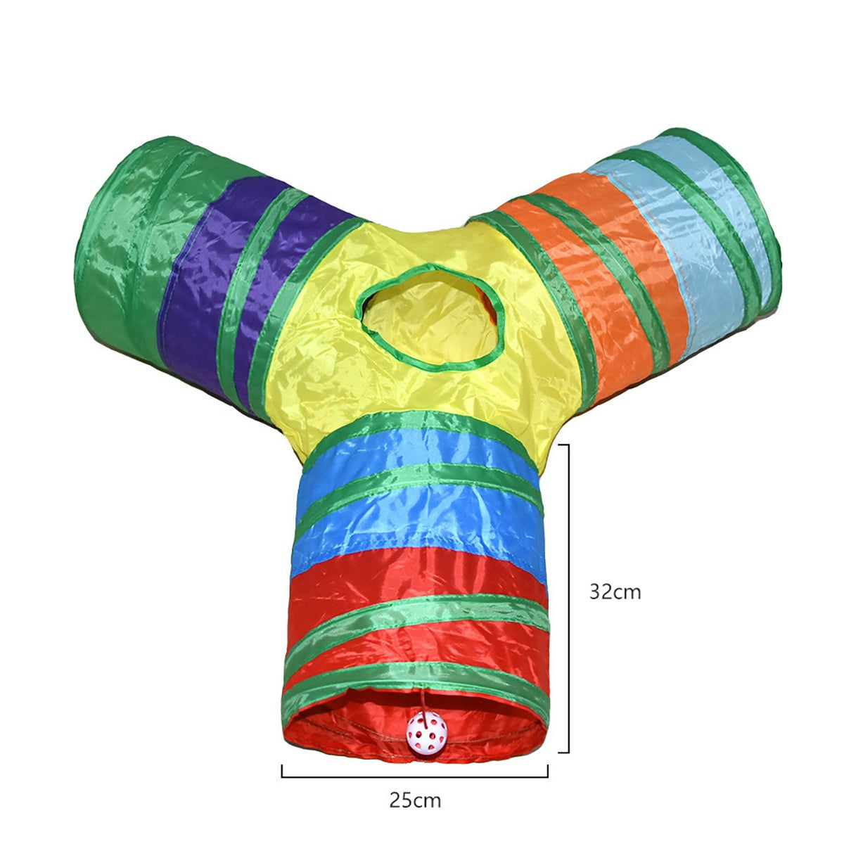 Brinquedo túnel dobrável e interativo - Leleo Pets