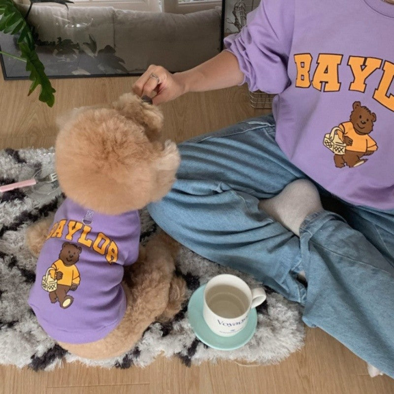 Kit 2 moletons Baylor (para você e seu pet) estiloso e de luxo - Leleo Pets