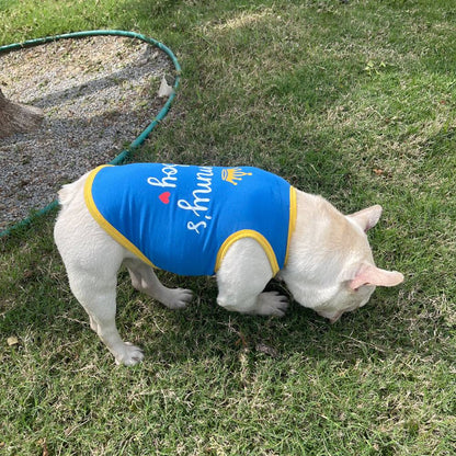 Coletinho regata com diversas estampas de amor e carinho a escolha - Leleo Pets