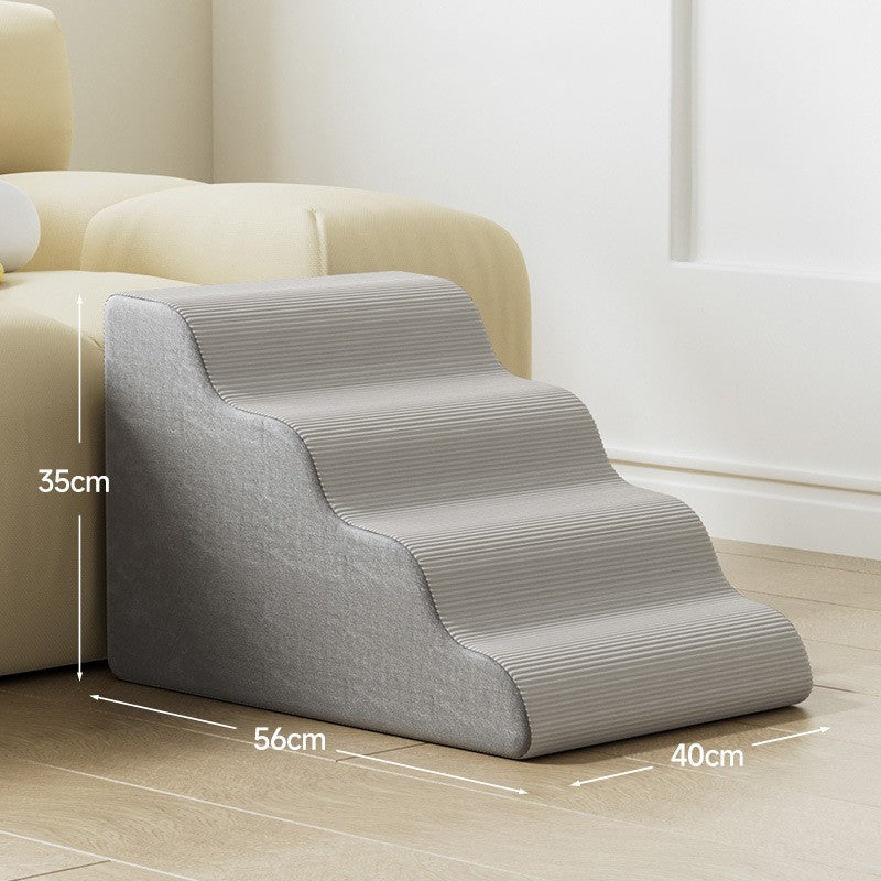 Escada rampa 3 a 4 andares prática e eficiente - Leleo Pets