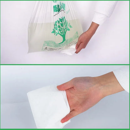 80 peças de sacolas biodegredáveis para fezes do amiguinho Leleo Pets