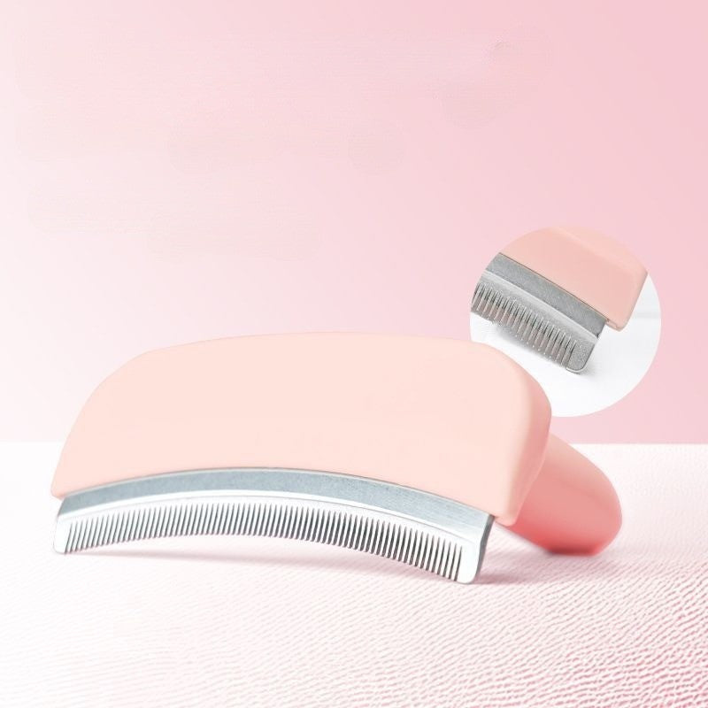 Depilação mais fino pequeno pente de dupla finalidade - Leleo Pets