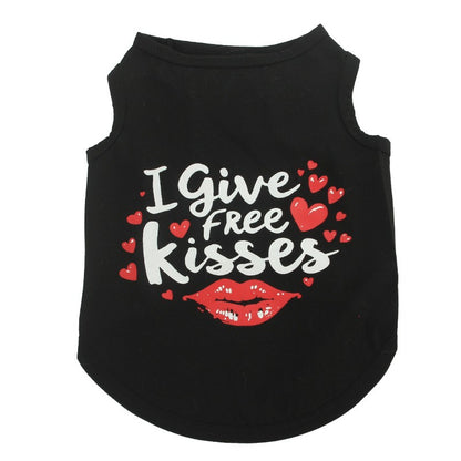 Coletinho regata com diversas estampas de amor e carinho a escolha - Leleo Pets