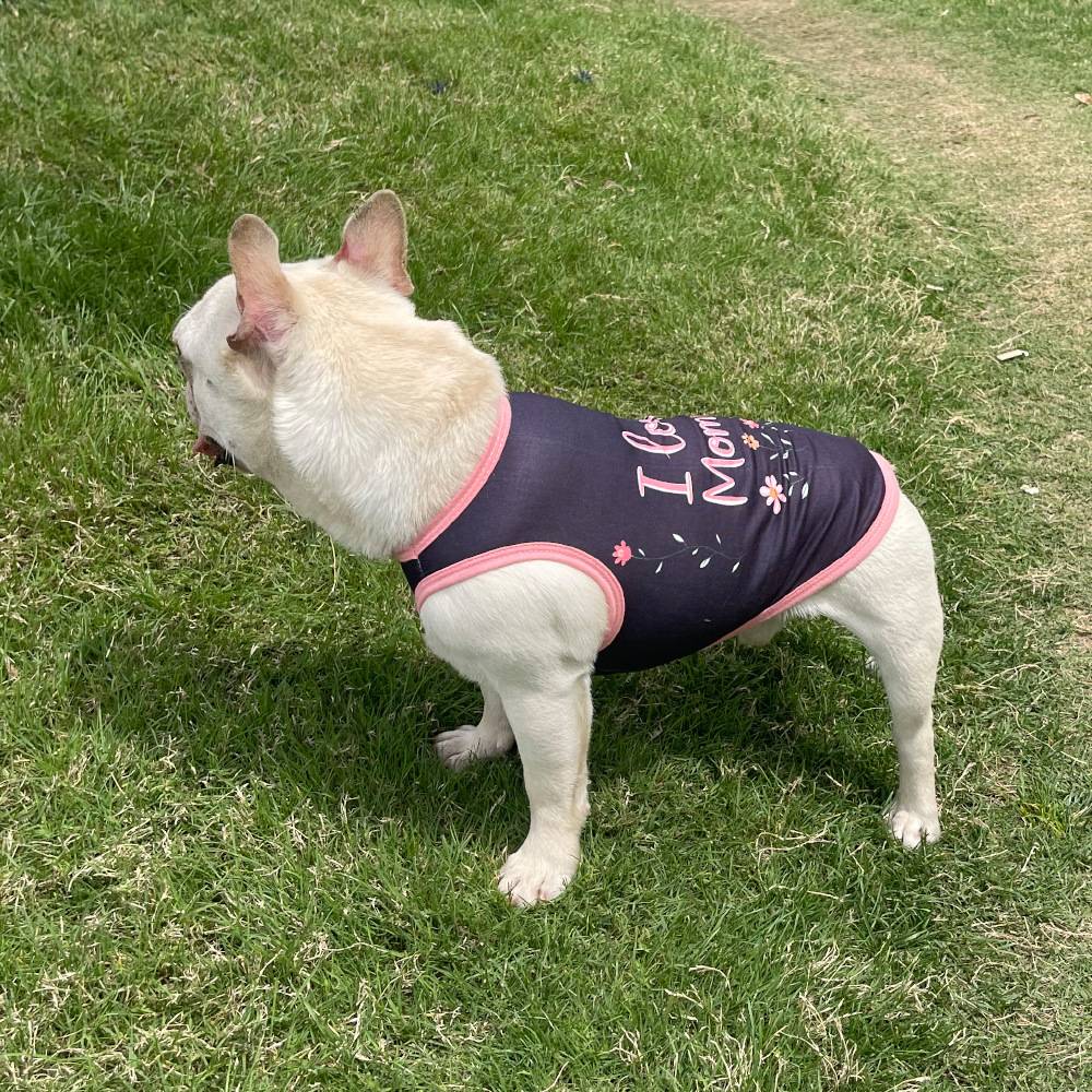 Coletinho regata com diversas estampas de amor e carinho a escolha - Leleo Pets