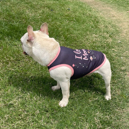 Coletinho regata com diversas estampas de amor e carinho a escolha - Leleo Pets