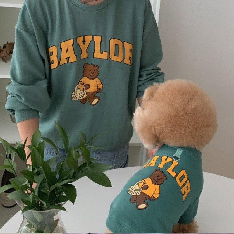 Kit 2 moletons Baylor (para você e seu pet) estiloso e de luxo - Leleo Pets