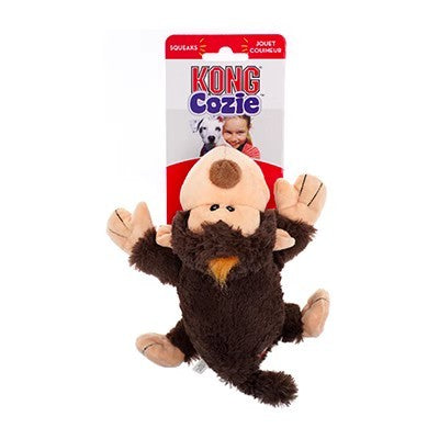 Brinquedo pelúcia KONG com som e corda interna para mastigar - Leleo Pets