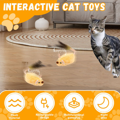 Controle - Gato mouse interativo brinquedo - Leleo Pets