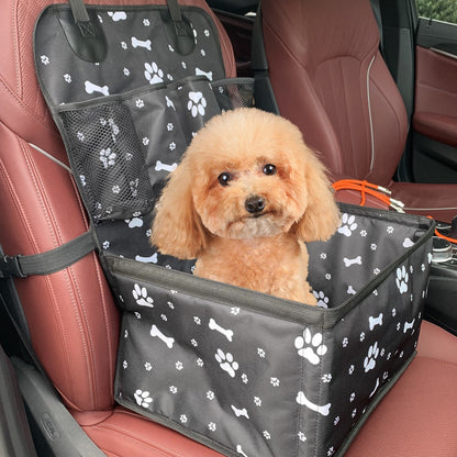 Assento de carro com bolsos de armazenamento eficiente e prático - Leleo Pets