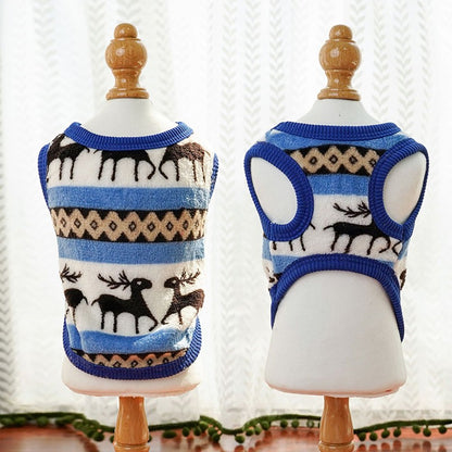 Roupinha fofa inverno para cães pequenos e gatos Leleo Pets