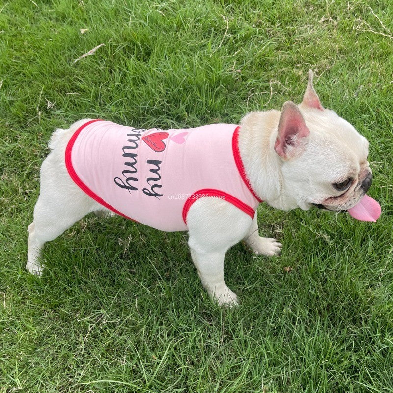 Coletinho regata com diversas estampas de amor e carinho a escolha - Leleo Pets