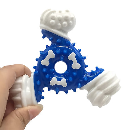 Brinquedo mordedor de osso de nylon revestido de TPR - Leleo Pets