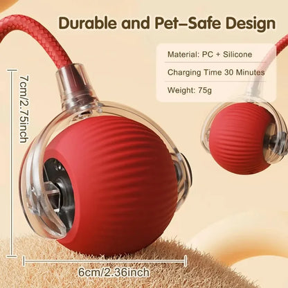 Brinquedo inteligente Bola Recarregável anti estresse Leleo Pets