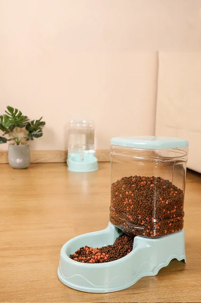 Comedouro Automático Comida e Água Leleo Pets Capacidade de 3.8kg
