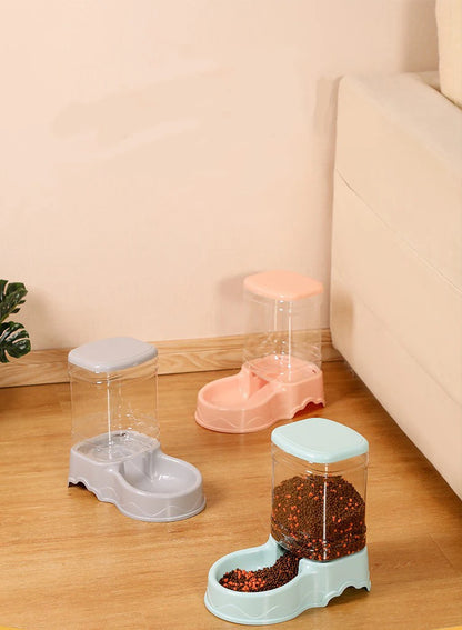 Comedouro Automático Comida e Água Leleo Pets Capacidade de 3.8kg