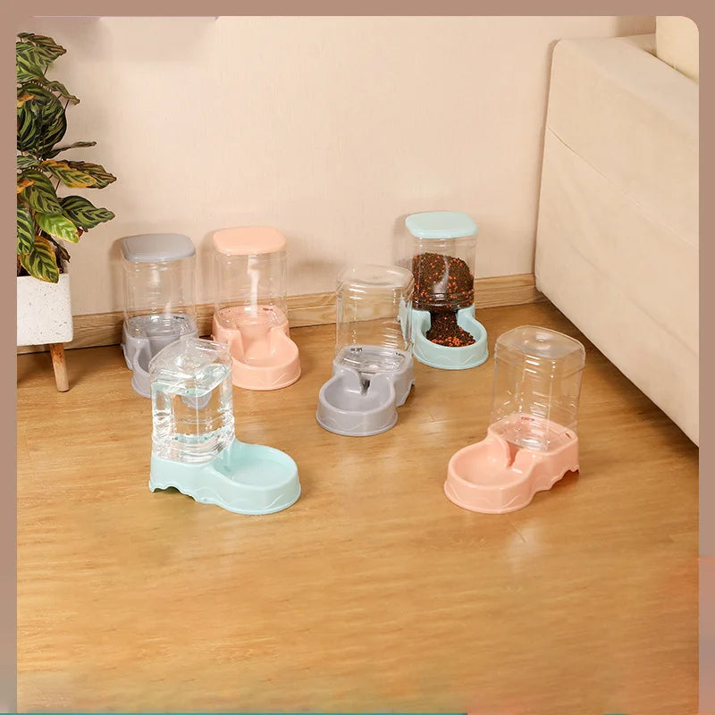 Comedouro Automático Comida e Água Leleo Pets Capacidade de 3.8kg