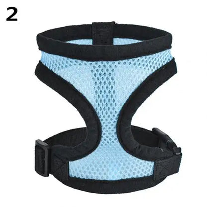 Colete para coleira ajustável macia e respirável Leleo Pets